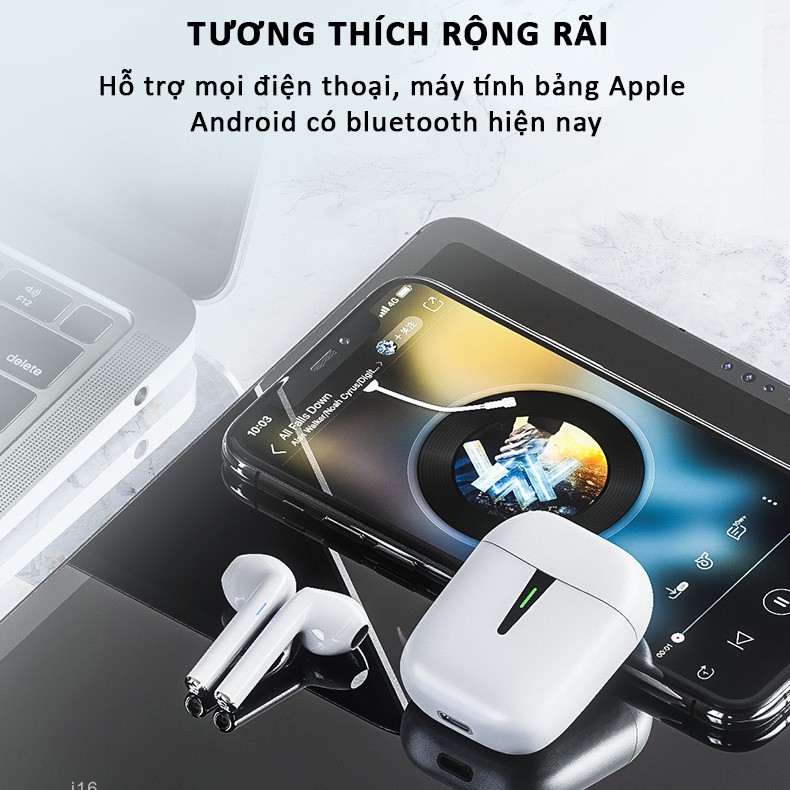 Tai Nghe Không Dây Chính Hãng SIDOTECH TWS I16 Dòng Airpods Bluetooth In Ear Pin Trâu Cảm Ứng Vân Tay Nâng Cấp Của I12