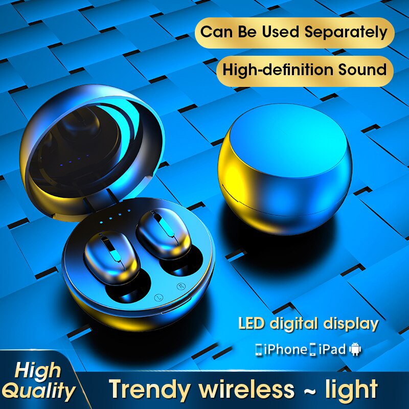 Tai nghe nhét tai không dây Bluetooth 5.0 TWS có mic