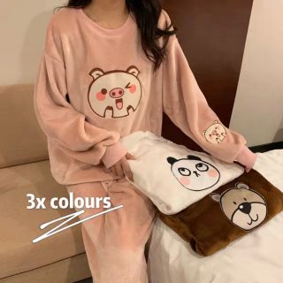 BỘ NGỦ BÔNG MỀN ẤM ÁP CUTE