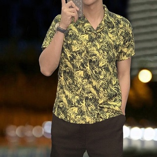 Áo sơ mi - Áo sơ mi ngắn tay họa tiết - Chất liệu cotton mát mẻ, mặc cực kỳ thoái mái, mặc đi chơi đi làm đều bao đẹp