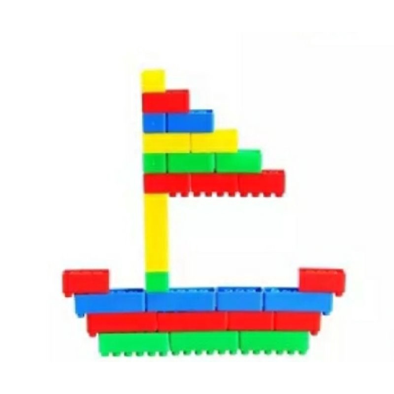 (to vừa)(sẵn hàng) Túi 110 xếp hình lego nhựa an toàn nhiều màu sắc giúp trẻ phát triển trí tưởng tượng, tư duy sáng tạo