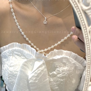 Dây chuyền vương miện Bạc Ta - HuongGiangSilver