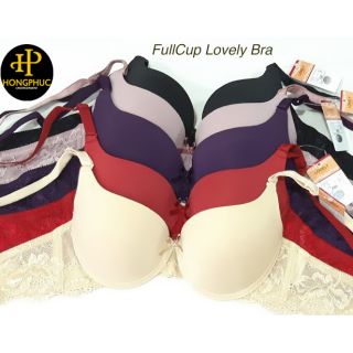 Áo Ngực Xuất Nhật Nâng Đẩy FullCup Plunge PushUp Lovely Bra