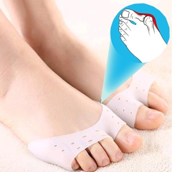 Bộ 2 đai silicon đeo để bảo vệ ngón chân cái