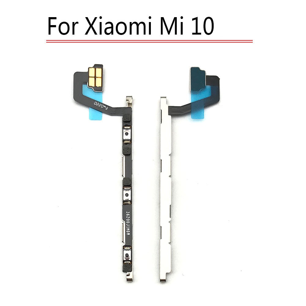 20Pcs Volume Button Power Switch On Off Button Flex Cablefor Xiaomi Mi 10Ta1 5X A2 6X 5 5S Plus 10 A2 Lite Max2 Max3 Mix