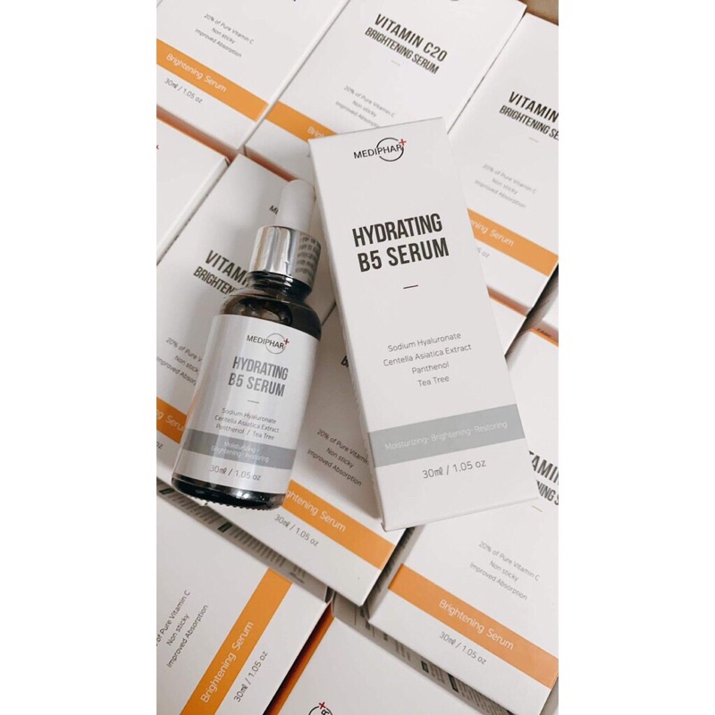 (hàng nhập khẩu) Mediphar Hydrating b5 serum phục hồi da,cấp ẩm sáng da 30ml