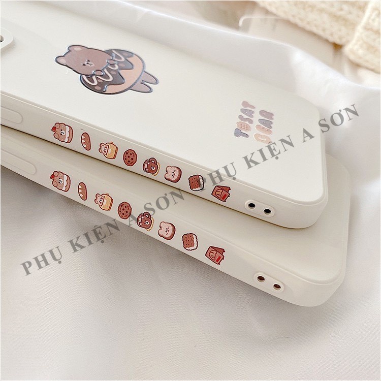 Ốp lưng iphone vuông cạnh hình tosat bear 6/6plus/6s/6splus/7/7plus/8/8plus/x/xr/xs/11/12/pro/max/plus/promax