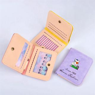 KPOP BTS  Short Wallet Card Pack Cartoon Character Wallet