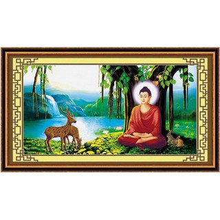 Tranh đính đá phật, chúa