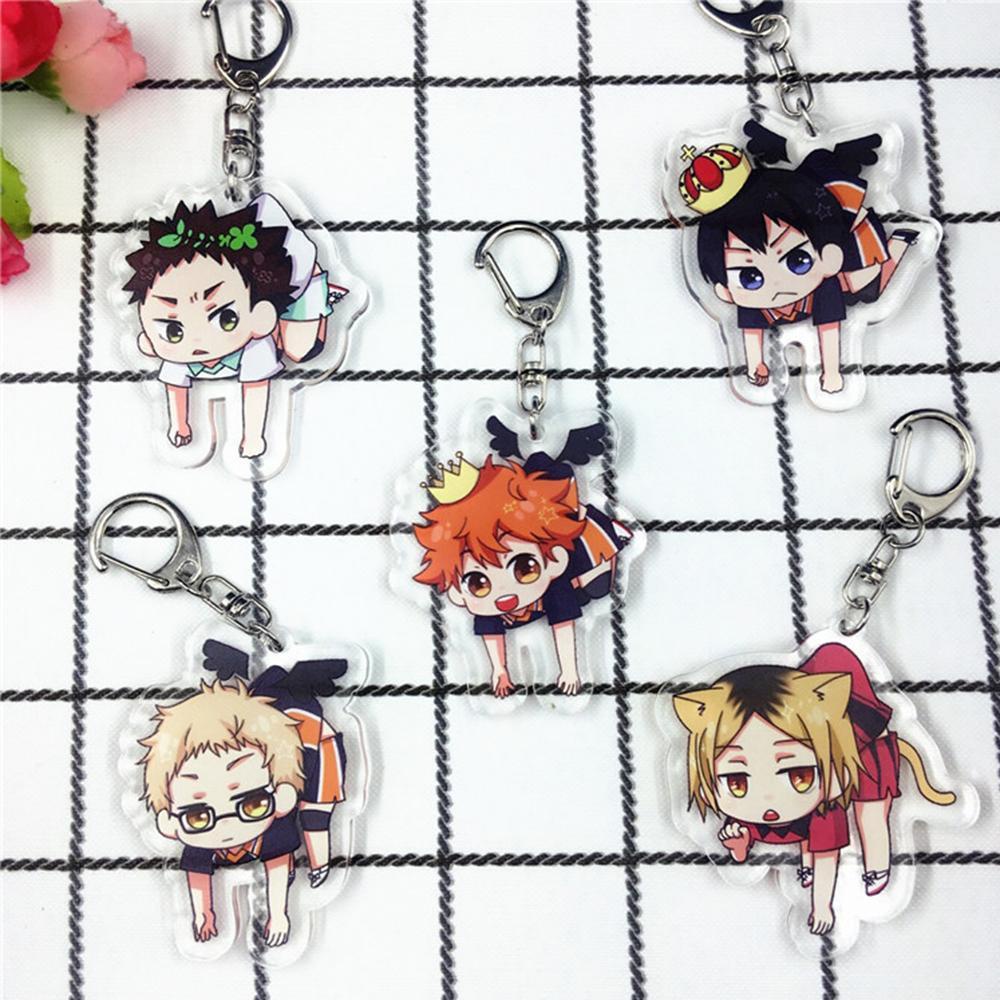 LANFY !!! Móc Khóa Xe Hơi Kozume Kenma Tobio Kageyama Hoạt Hình