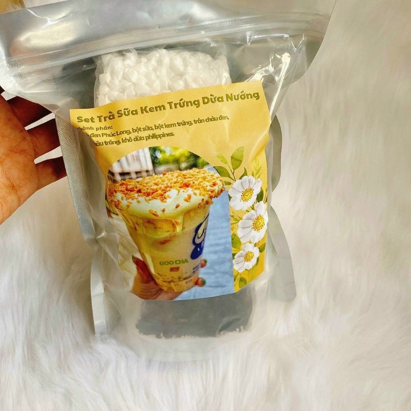 Set Trà Sữa Kem Dừa Nướng