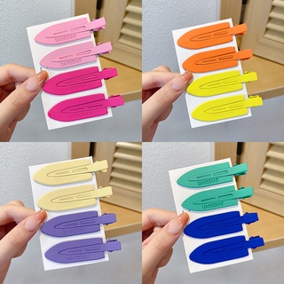 Kẹp tóc mái ngang trán màu sắc ngọt ngào phong cách hàn quốc cho nữ