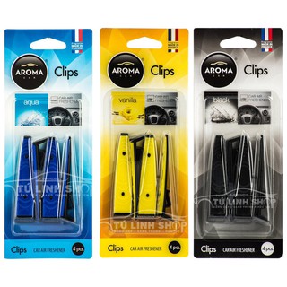 Nước hoa thanh gài cửa gió Aroma Car Clips
