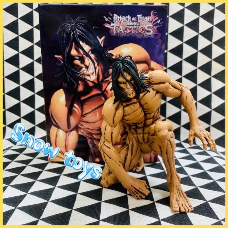 Mô hình Attack On Titan - Titan tiến công Attack Titan - Eren Yeager - Đại chiến Titan - Fullbox - 1