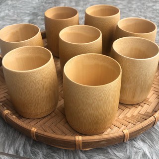 Ly Tre - Cốc bằng Tre nguyên bản (nhiều kích thước)