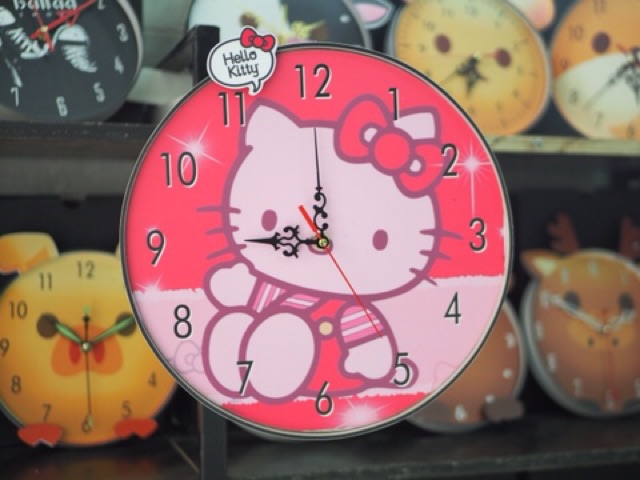 [ĐỒNG HỒ] TREO TƯỜNG CHO BÉ - HELLO KITTY