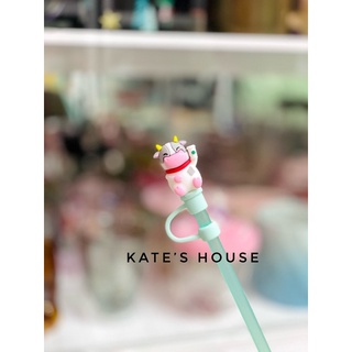 Ống hút & nút đậy chắn bụi siêu cute