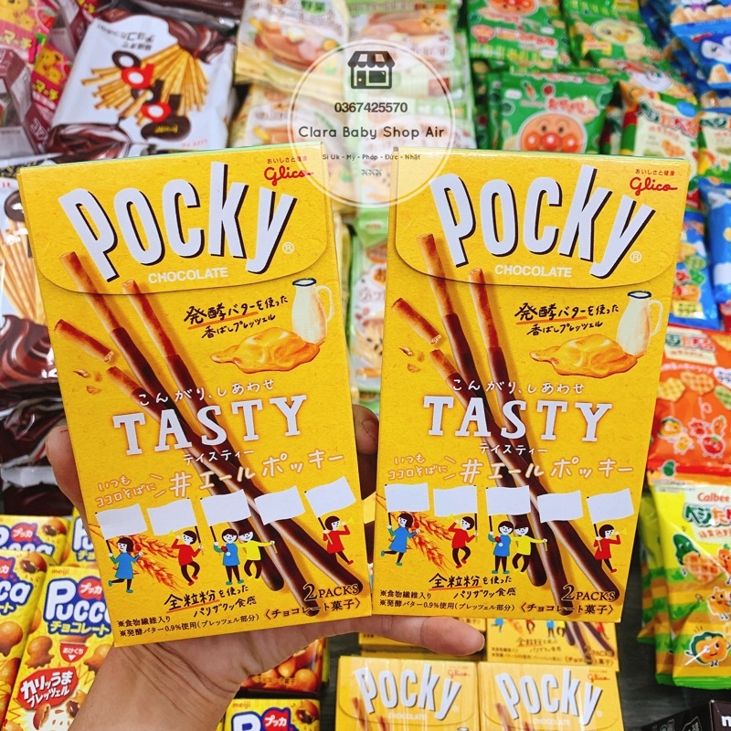 (Air/ bill) Bánh que Glico Pocky của Nhật Bản