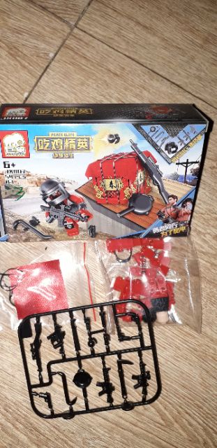 Lắp ráp 1 hộp LegoPuBG hộp thính JX1187