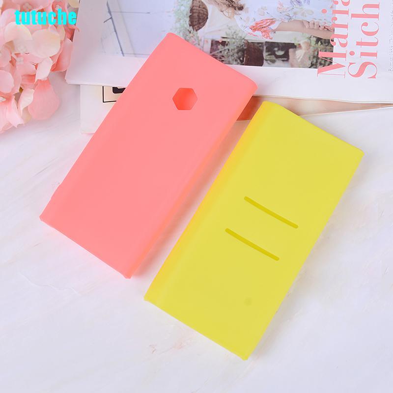 tutu Silicone case for xiao-mi power bank 20000mAh 2C rubber protective cover cases