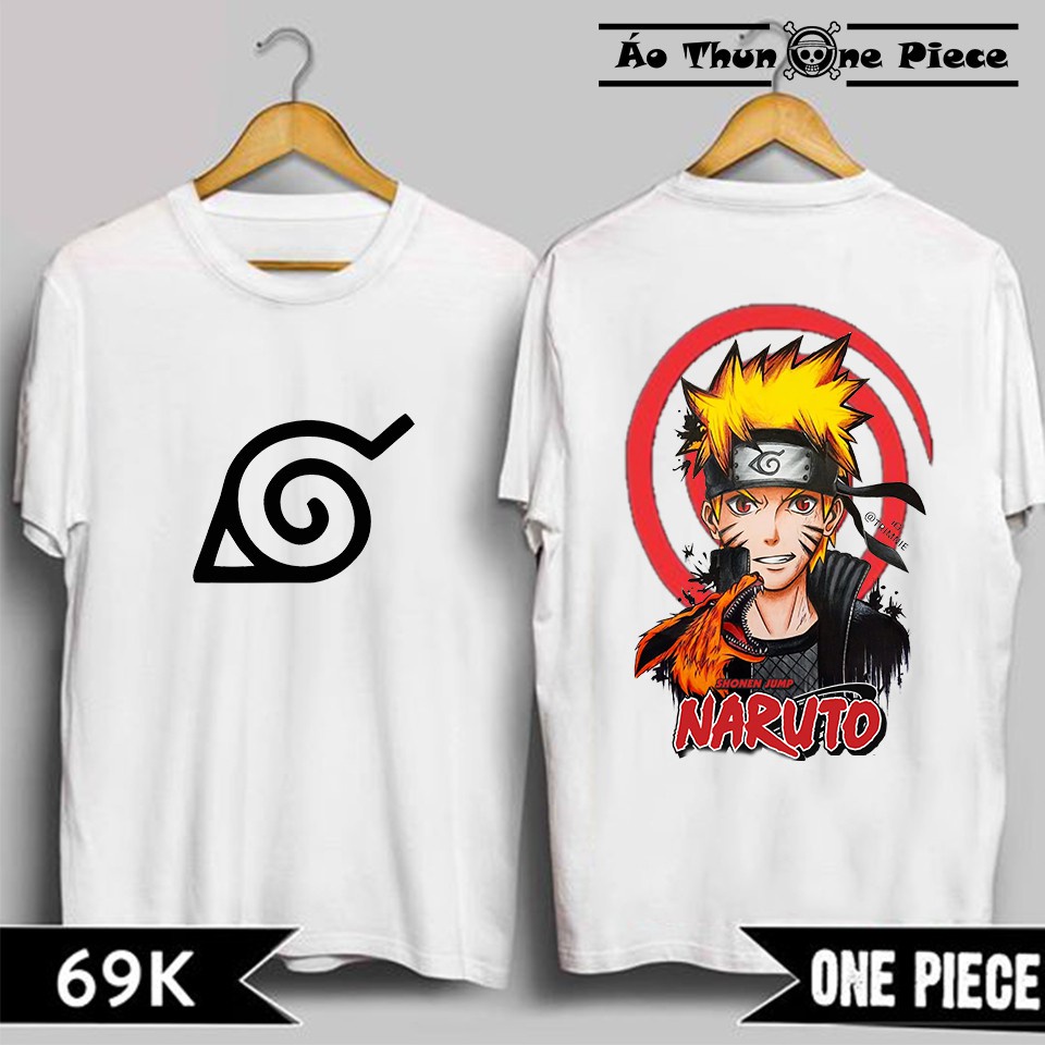 Áo Phông Naruto Tay Lỡ , Áo anime uzumaki naruto , uchiha sasuke , haruno sakura tay lỡ giá rẻ đủ size