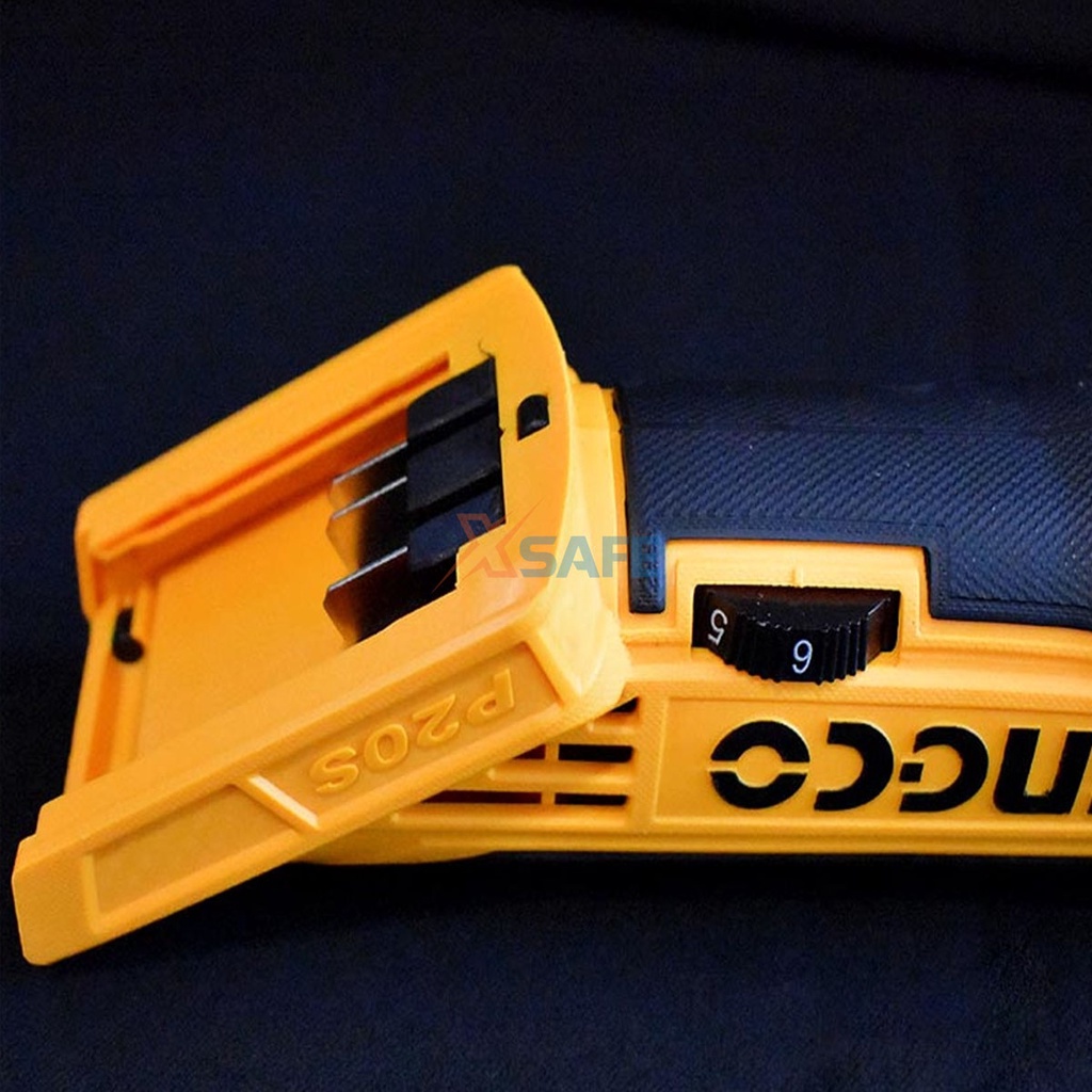 Máy cắt rung đa năng dùng pin INGCO CMLI2001 20V kèm nhiều phụ kiện dao cạo lưỡi cưa, giấy nhám, giấy nhám tiện lợi