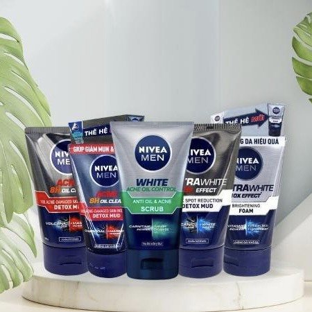sữa rửa mặt nivea men tuýp 100g