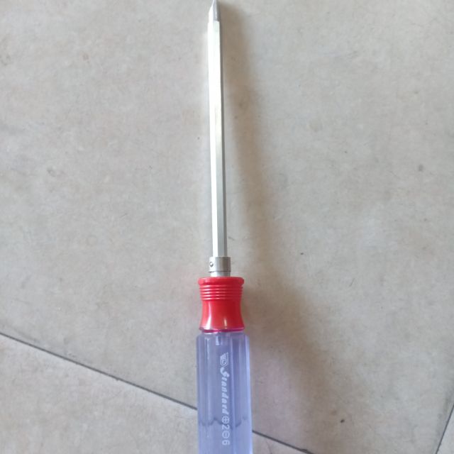 Tu vít hai đầu - cán nhựa trong