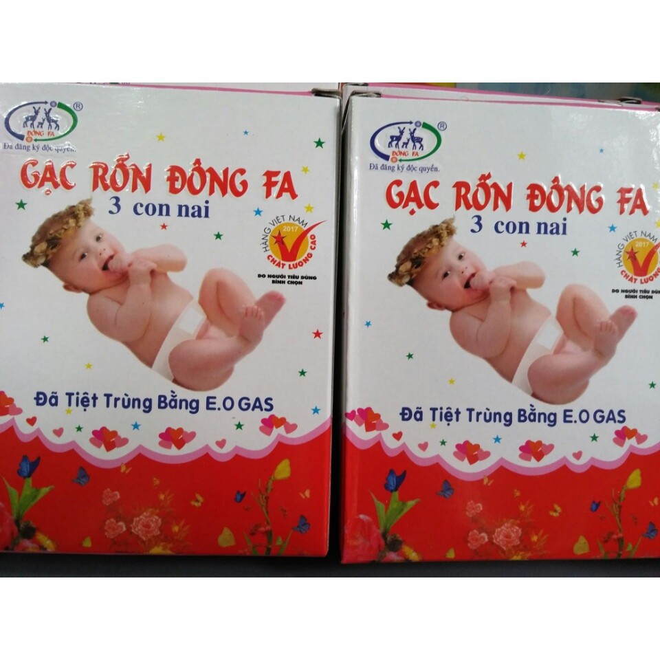 Gạc rốn ĐÔNG FA (CHÍNH HÃNG CÔNG TY) băng rốn, băng vết thương