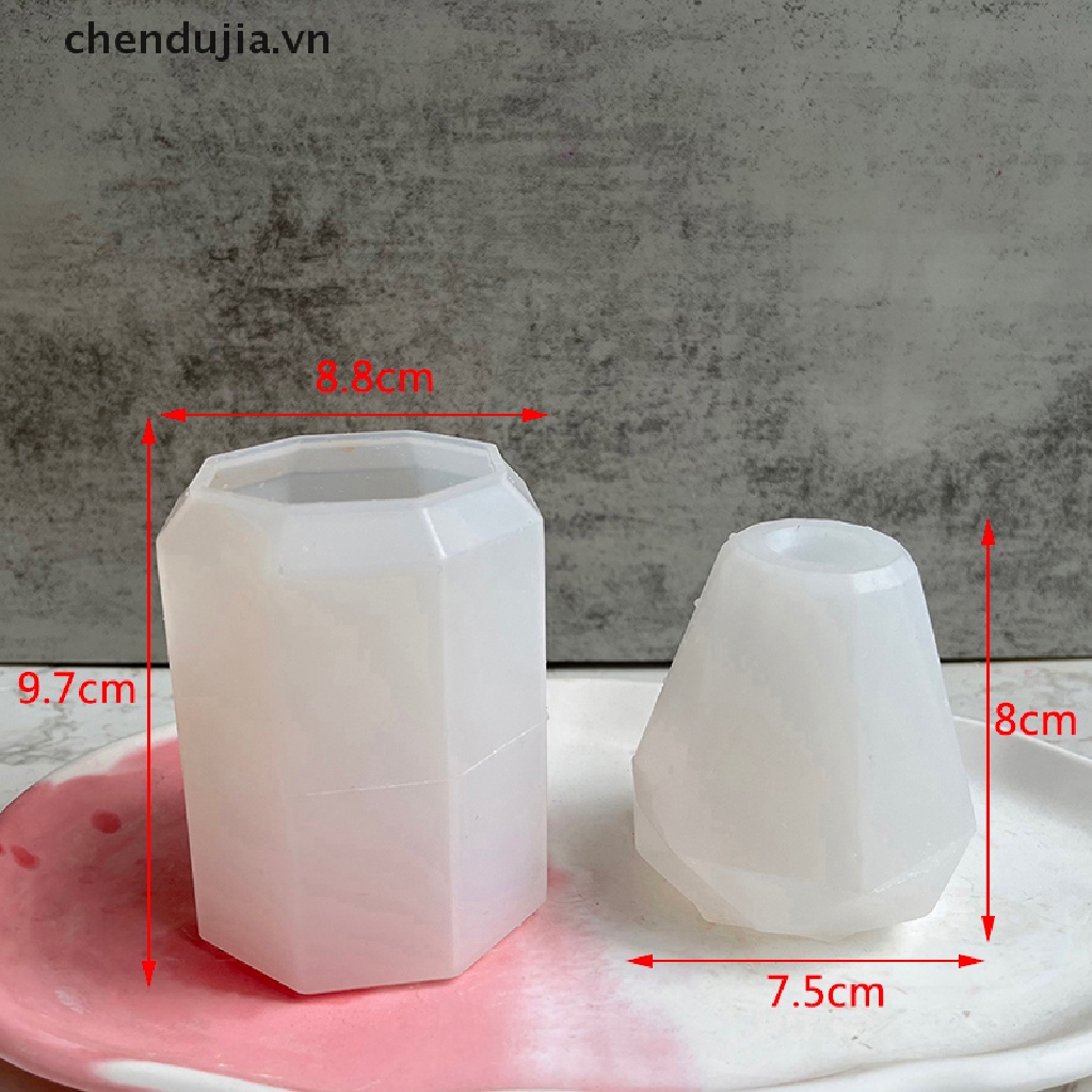 Khuôn Silicone Tạo Hình Chậu Hoa Cỡ Lớn