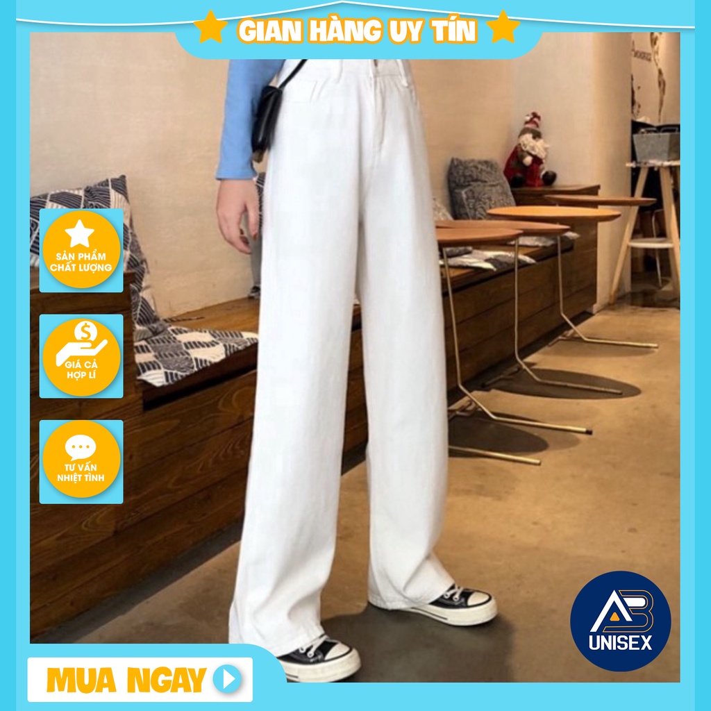 👕👖 [ TOP SALE ]  Quần kaki ống rộng eo cao phong cách Hàn Quốc trẻ trung ⚡ | BigBuy360 - bigbuy360.vn