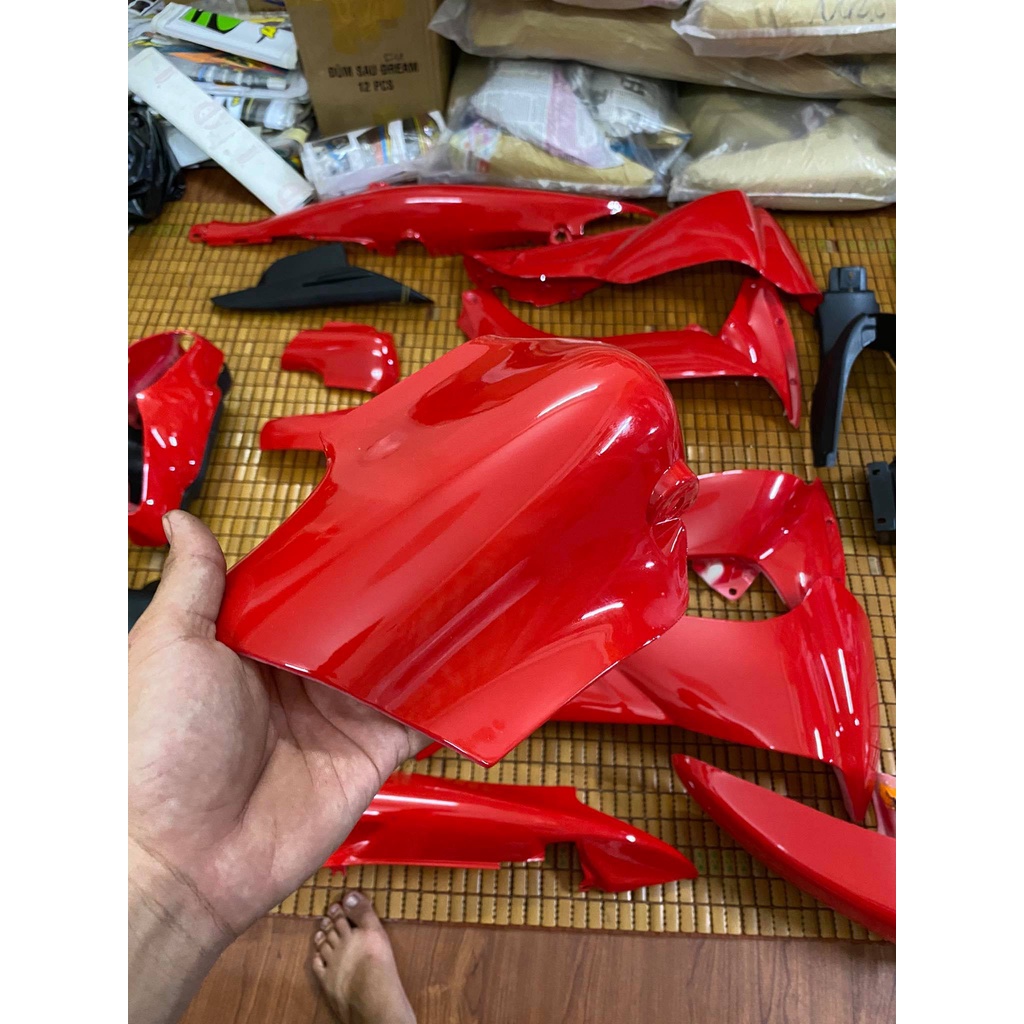 Dàn áo Jupiter V hàng Việt Nam loại 1 màu Đỏ