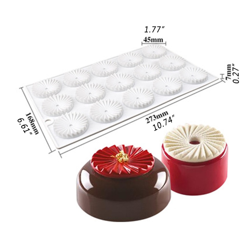 Khuôn Silicone Làm Xà Phòng / Nến Gấp Gọn Linh Hoạt DIY