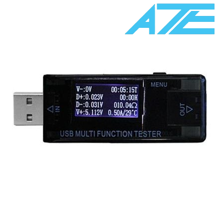 USB Tester đo dung lượng pin sạc , đo dòng điện Keweisi KWS-MX16 - 7F14