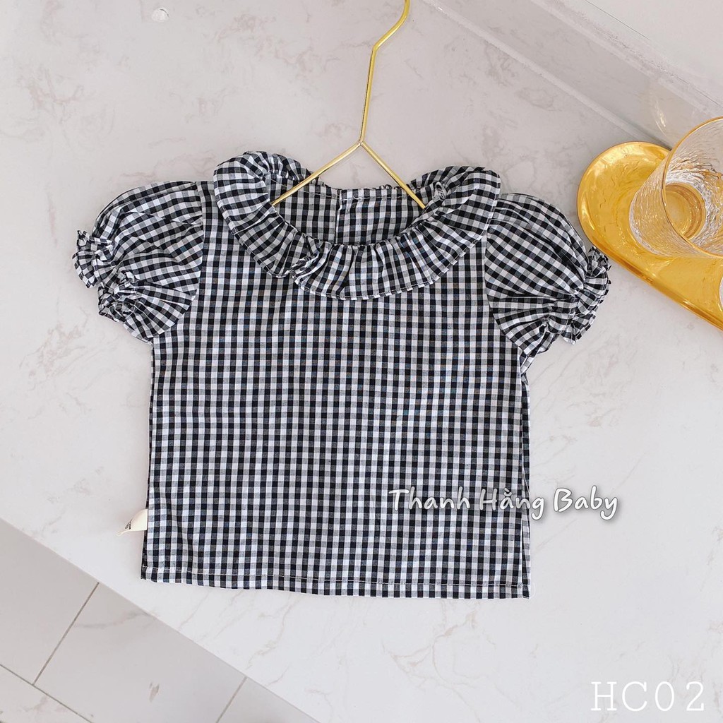 [Mã SKAMFSW175 giảm 10K đơn 50K] Áo Bé Gái, Áo Tiểu Thư Bé Gái Cực Điệu Thanh Hằng Baby 6Kg Đến 16 Kg