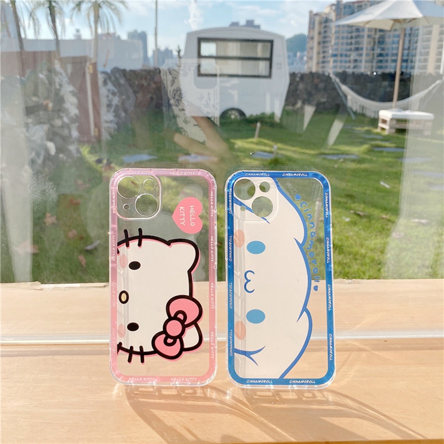 Ốp điện thoại dẻo họa tiết hoạt hình cinnamoroll thích hợp cho IPHONE 13 12 11 PRO MAX SE2020 X XR XS MAX 7 8 PLUS