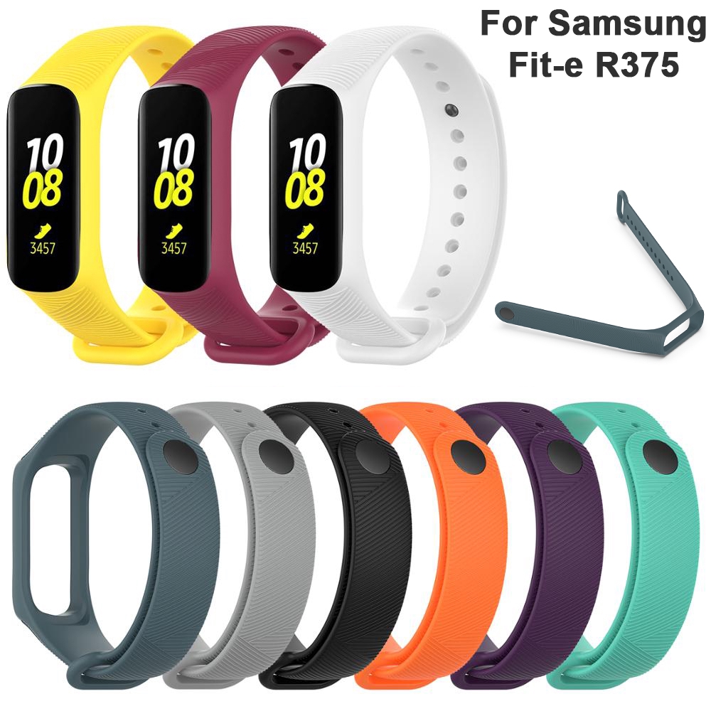 Dây đeo silicone dẻo thay thế tiện dụng dành cho đồng hồ Samsung Galaxy Fit-E R375