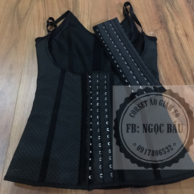 Vest Latex Áo định hình eo/lưng (Corset Ngọc Bầu) | BigBuy360 - bigbuy360.vn