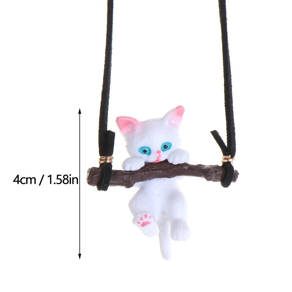 Phụ Kiện Treo Trang Trí Nội Thất Xe Hơi Hình Chú Mèo Dễ Thương Xinh Xắn