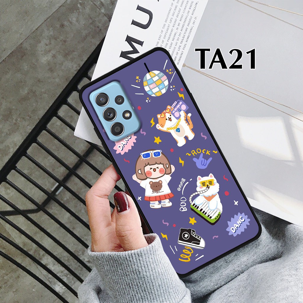 Ốp điện thoại Samsung A32/A52/A72 (4G) - Samsung A52s 5G in hình cô gái tóc ngắn dễ thương, ốp chắc chắn, chống bám bẩn