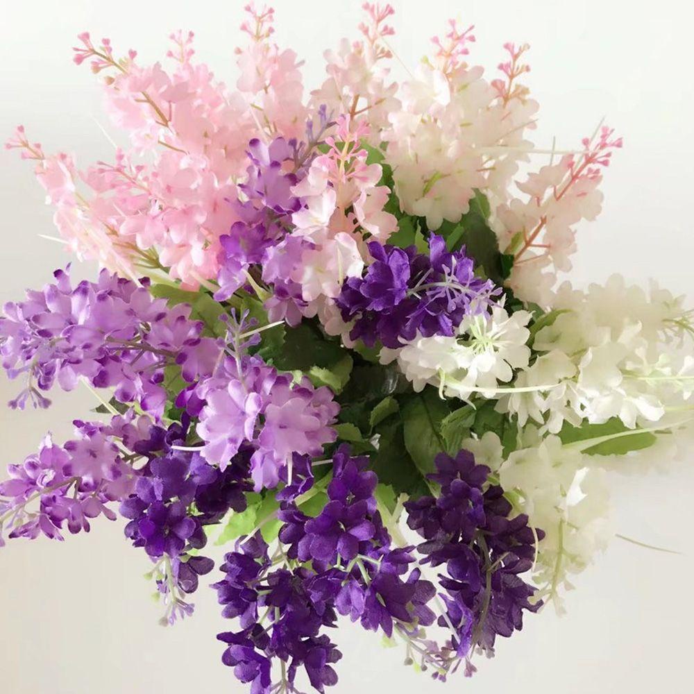KRNY Bó 2 Cành Hoa Hyacinth Nhân Tạo Bằng Lụa Cho Trang Trí Bàn Tiệc
