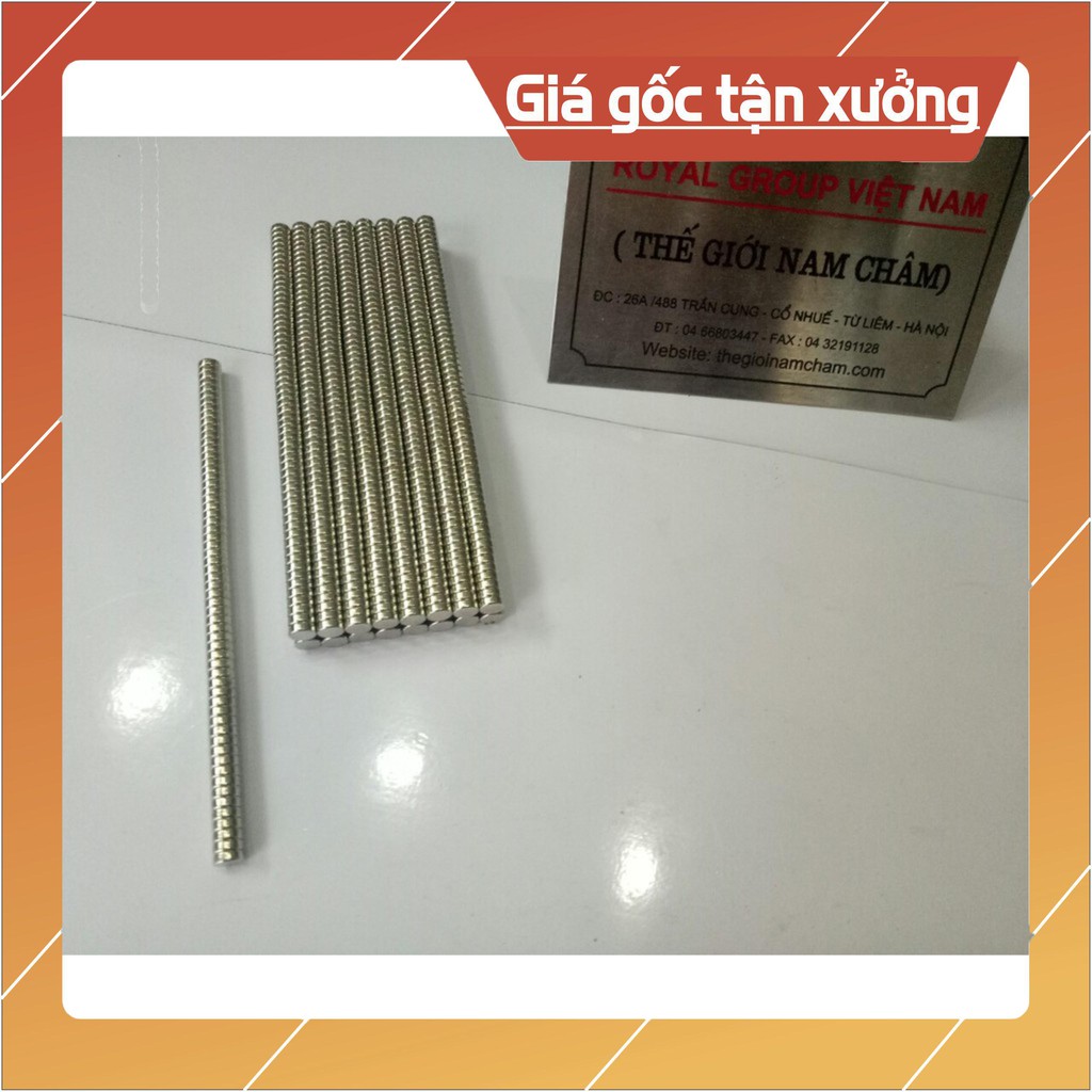 [Xả Kho] Nam châm đất hiếm 5x2mm,nam châm trắng siêu cường kích thước nhỏ gọn