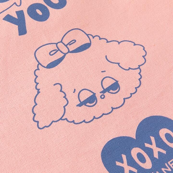 Túi Tote ARTBOX Hàn Quốc Màu Hồng Nhạt Run To You