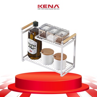 Kệ mini chia ngăn tủ bếp Kena MN10, chất liệu sắt cao cấp sơn tĩnh điện chống gỉ