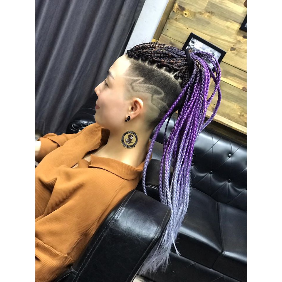 Bím tóc Omber làm Dreadlock, Box braid, tóc nối