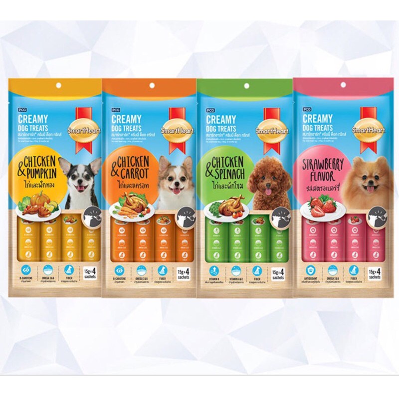 Súp Thưởng Cho Chó Súp Smartheart Creamy Dog Treats - iPet Shop