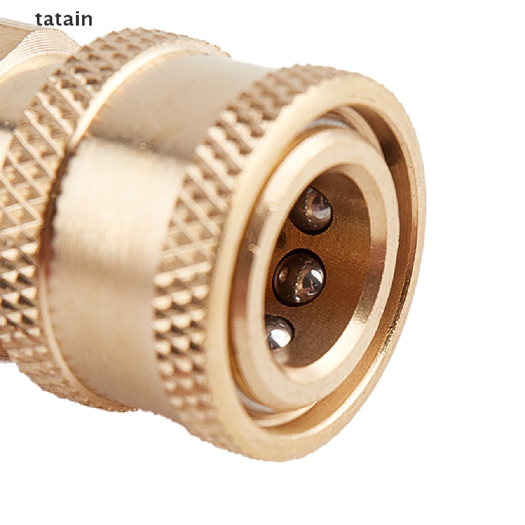 [TAT] Copper 1/4 High Pressure Washer Quick Coupling Water Gun Hydraulic Coupler CVX