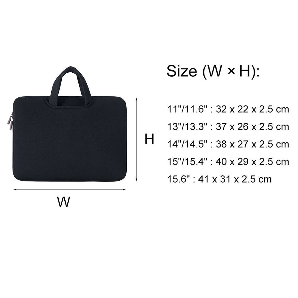 SHOUHOU Laptop Bag Computer Handbags Dual Zipper Shockproof Notebook Cover For Laptop MacBook Air Pro Retina 11 13 14 15 15.6 inch