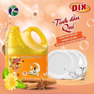 Nước rửa chén tinh dầu quế hàng xuất khẩu nhật can 3,6l