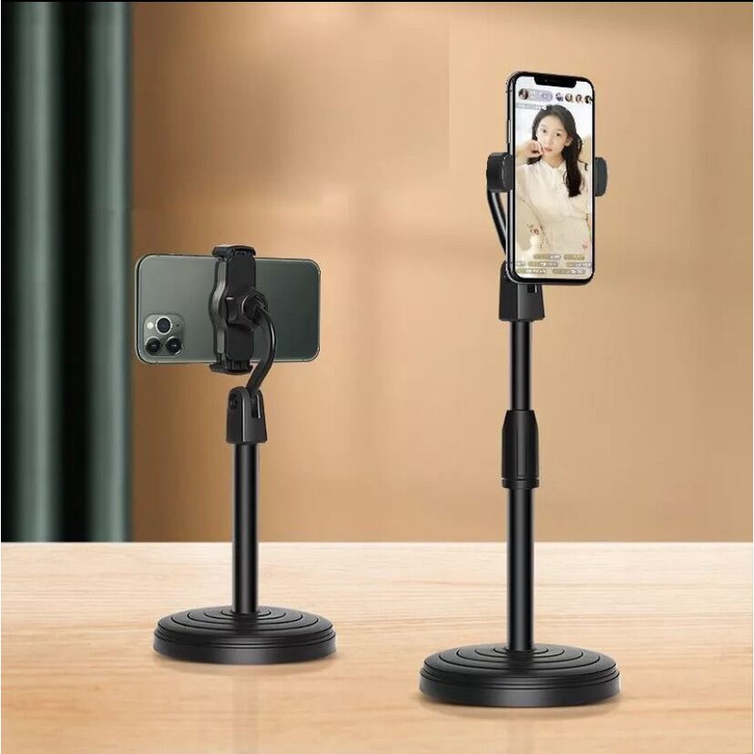 Giá đỡ điện thoại để bàn, quay TikTok, Livestream, xem video 360 độ - Techzone